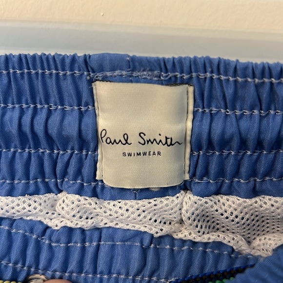 Paul Smith Blue Zebra Logo Swim Shorts - Picture 10 of 16